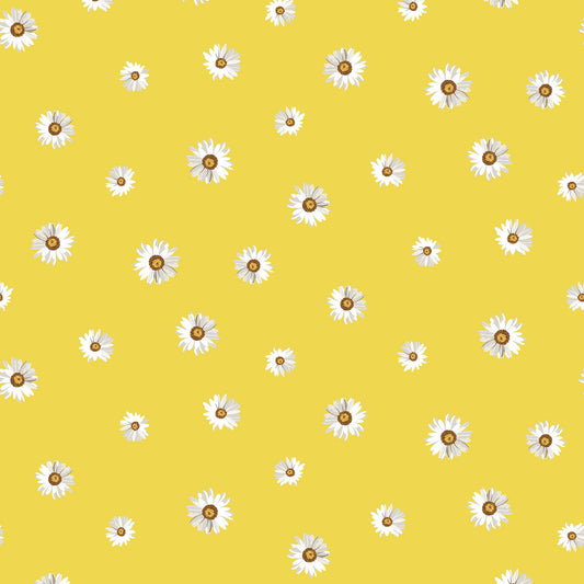 P-1563-636-YELLOW-WHITE PRINTED CREPON 100% RAYON CREPON