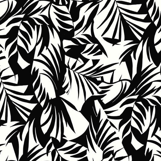 P-157-754-BLACK-OFFWHITE - PRINTED POLY MOROCCAN 100% POLY