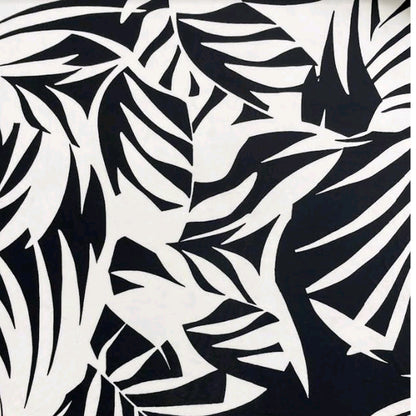 P-157-800-OFF-WHITE-BLACK - PRINTED VENEZIA 92% POLY 8% SPANDEX