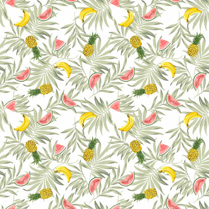 P-1576-668-OFFWHITE-BANANA - PRINTED DTY 92% POLY 8% SPANDEX DTY DOUBLE SIDED BRUSH