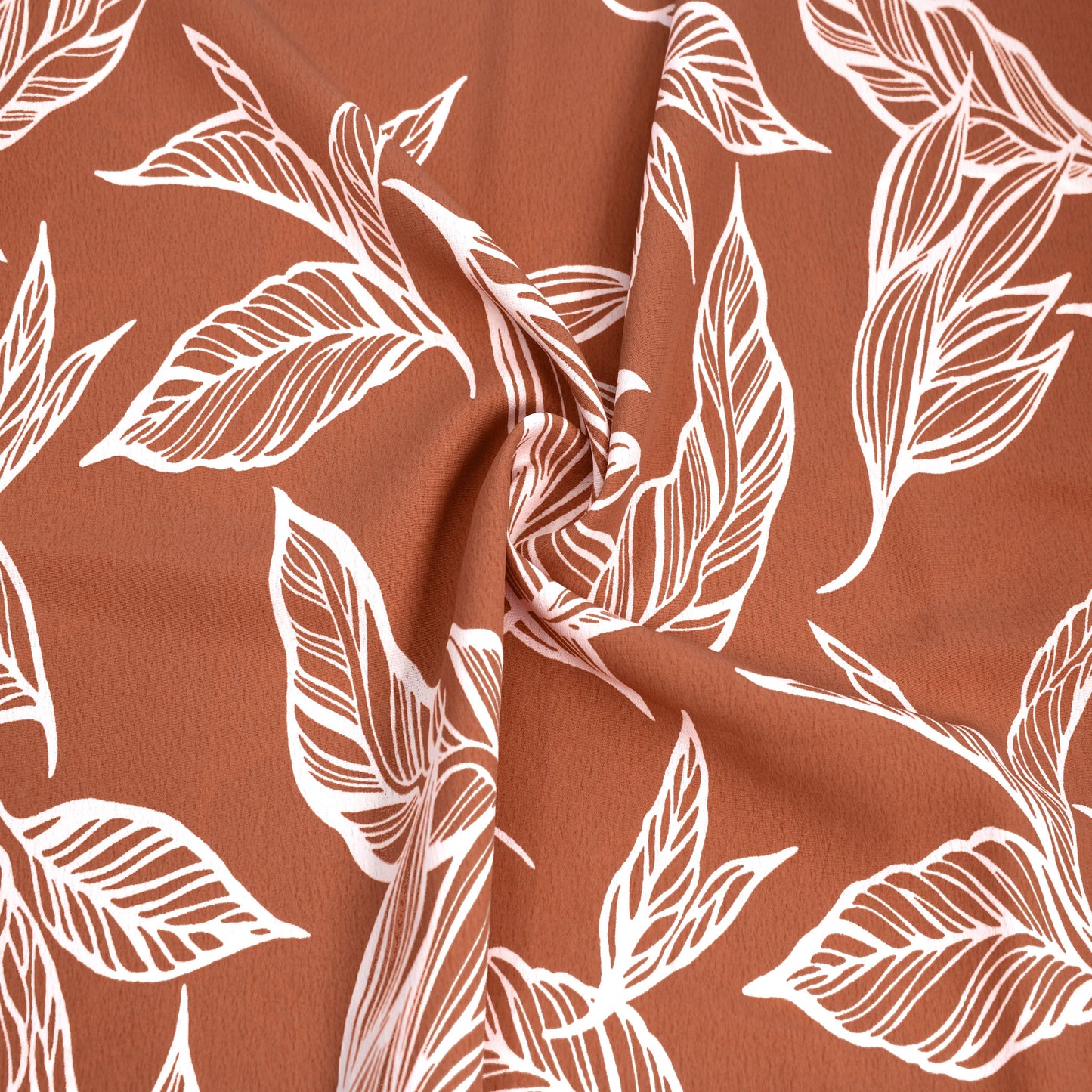 P-1610-754-PEACH-OFF-WHITE - PRINTED POLY MOROCCAN 100% POLY