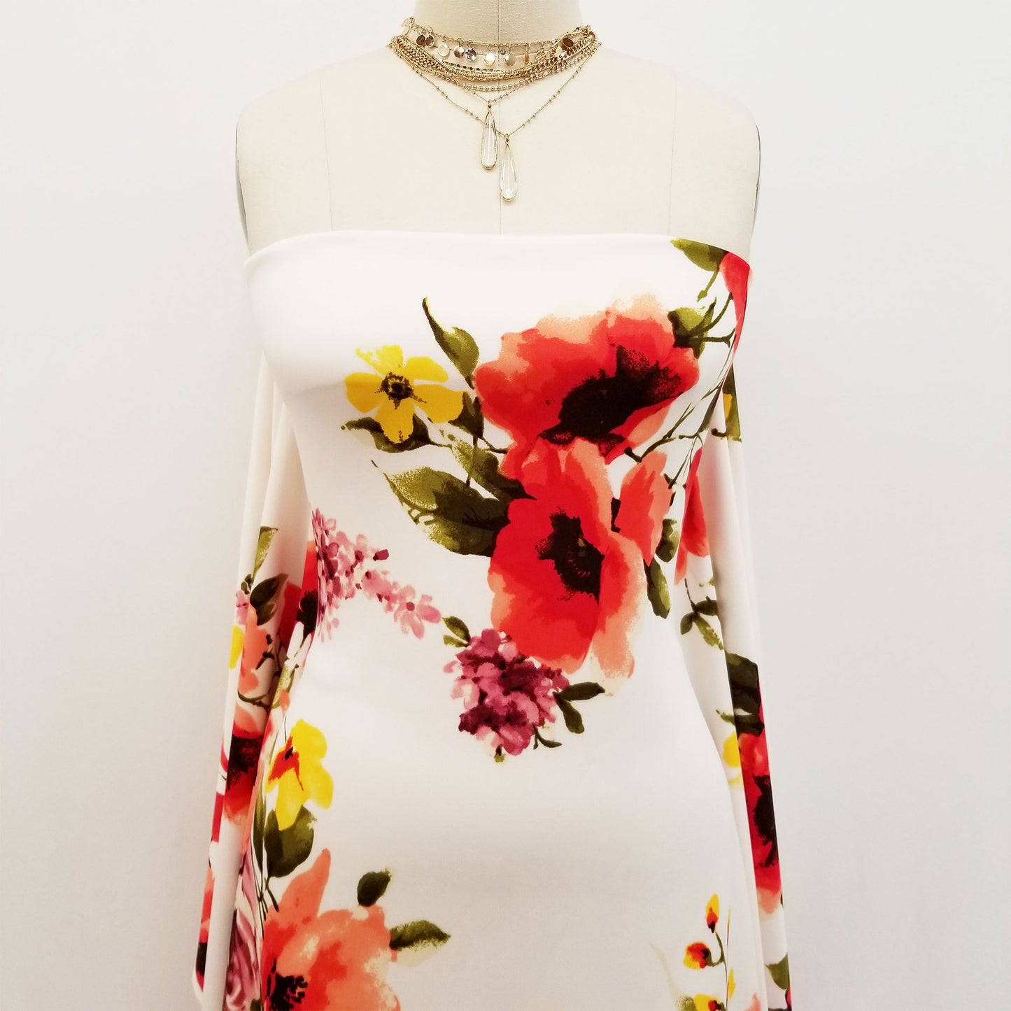 P-162-412-OFFWHITE-MAUVE - PRINTED TECHNO 92% POLY 8% SPANDEX