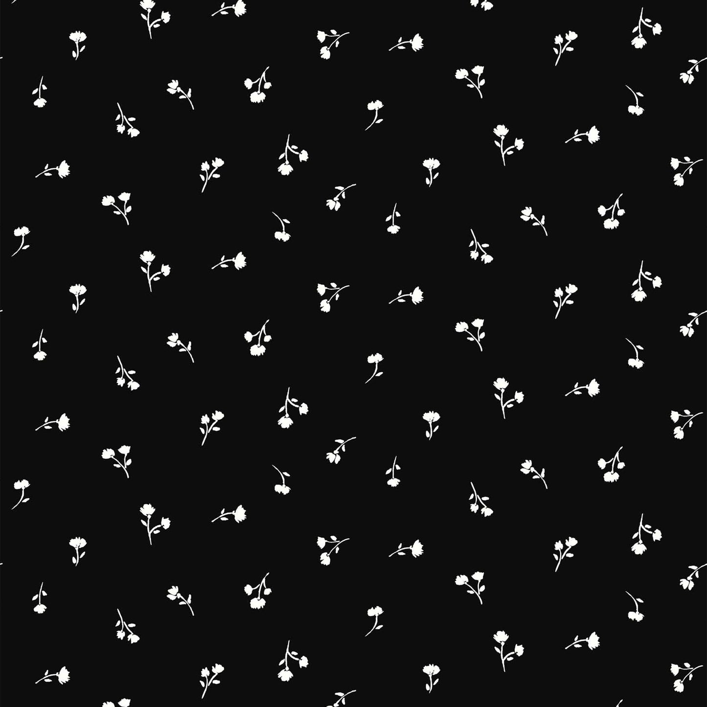 P-1635-504-BLACK-OFFWHITE - PRINTED WOOL DOBBY 100% POLYESTER