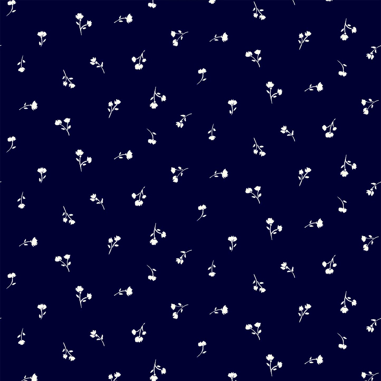 P-1635-504-NAVY-OFF-WHITE - PRINTED WOOL DOBBY 100% POLYESTER