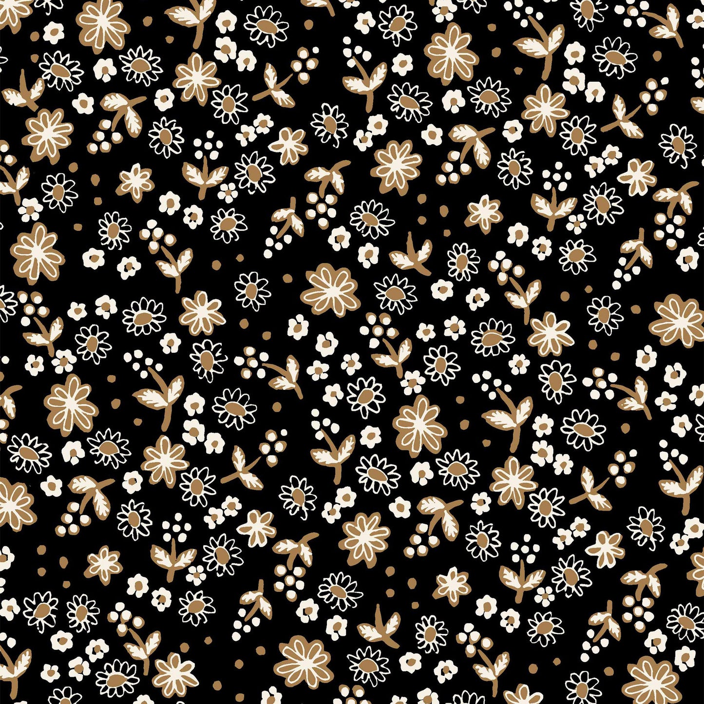 P-1636-636-BLACK-HAZEL - PRINTED CREPON 100% RAYON CREPON