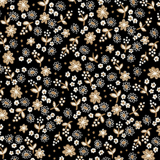 P-1636-636-BLACK-HAZEL - PRINTED CREPON 100% RAYON CREPON