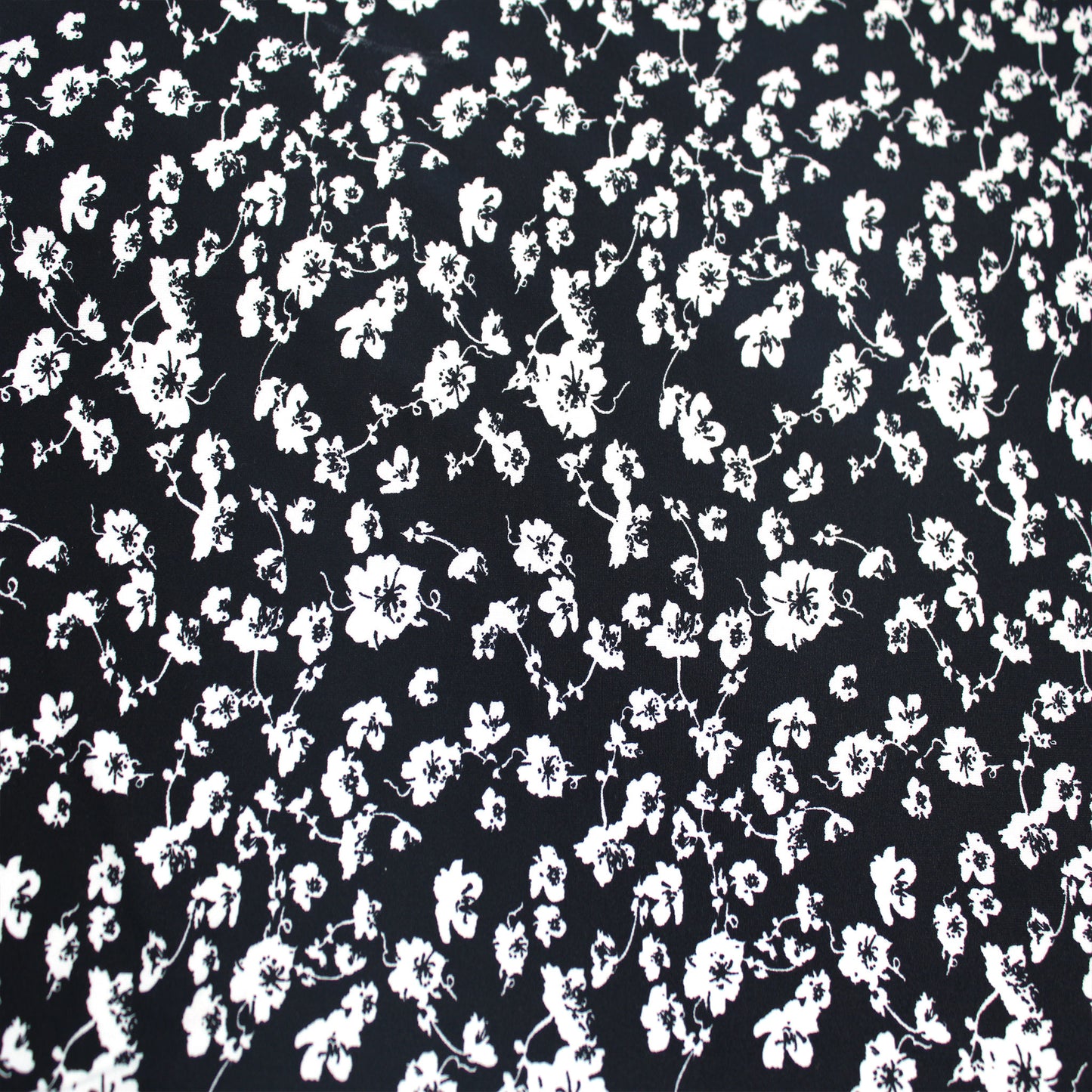 P-1644-668-BLACK-OFFWHITE - PRINTED DTY 92% POLY 8% SPANDEX DTY DOUBLE SIDED BRUSH