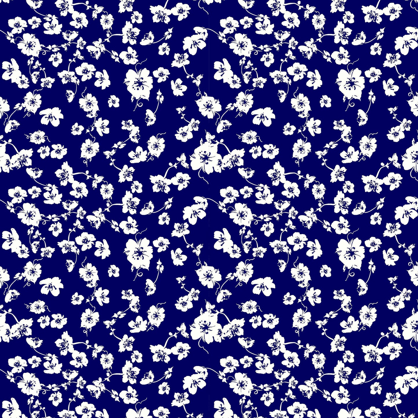 P-1644-668-NAVY-OFF-WHITE - PRINTED DTY 92% POLY 8% SPANDEX DTY DOUBLE SIDED BRUSH