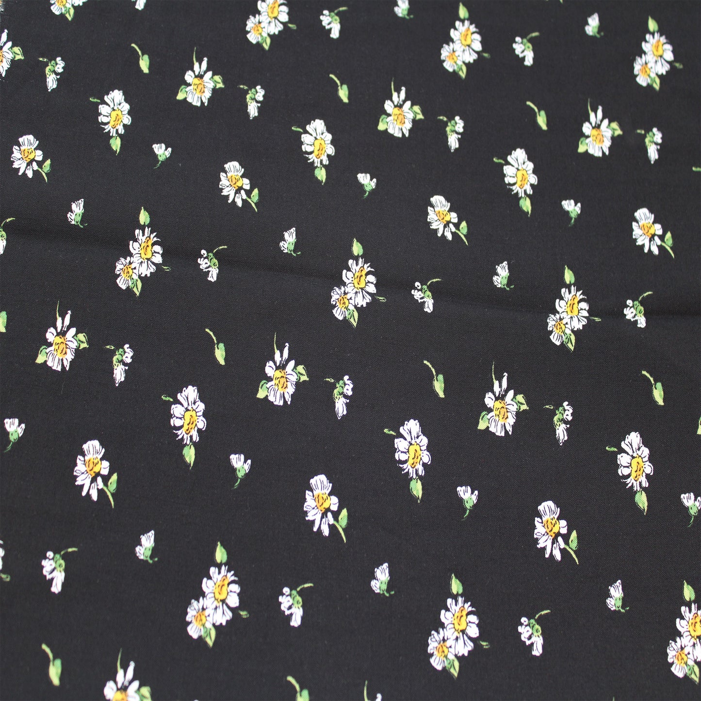 P-1646-698-BLACK-GOLD- PRINTED RAYON CHALLIS 100% RAYON CHALLIS