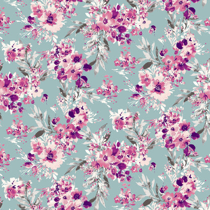 P-165-HVY-RSJ-EGGSHELL-BLUE-PINK - PRINT RSJ 95% RAYON 5% SPANDEX JERSEY