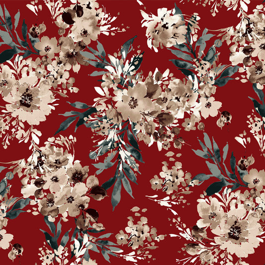 P-165-HVY-RSJ-MARSALA-TAN - PRINT RSJ 95% RAYON 5% SPANDEX JERSEY