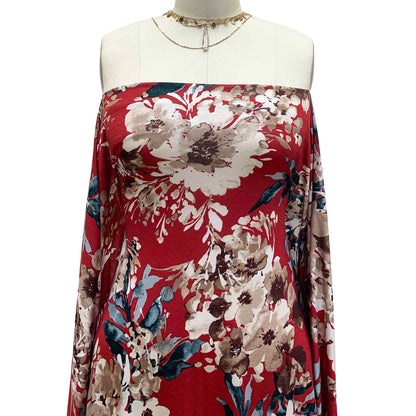 P-165-HVY-RSJ-MARSALA-TAN - PRINT RSJ 95% RAYON 5% SPANDEX JERSEY