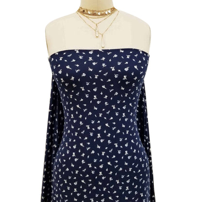 P-1692-668-NAVY-BLUE - PRINTED DTY 92% POLY 8% SPANDEX DTY DOUBLE SIDED BRUSH
