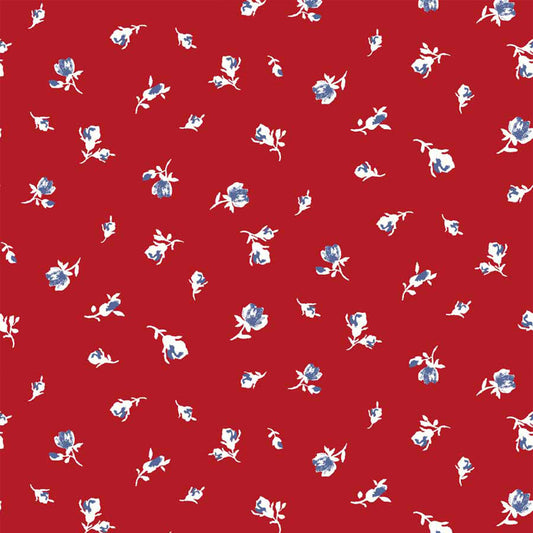 P-1692-668-RED-BLUE - PRINTED DTY 92% POLY 8% SPANDEX DTY DOUBLE SIDED BRUSH