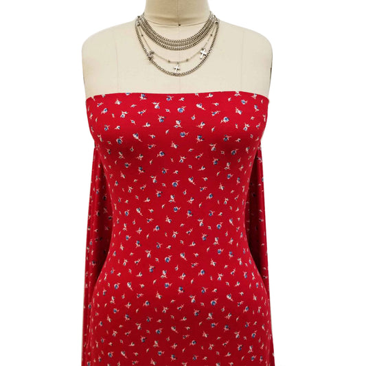 P-1692-668-RED-BLUE - PRINTED DTY 92% POLY 8% SPANDEX DTY DOUBLE SIDED BRUSH