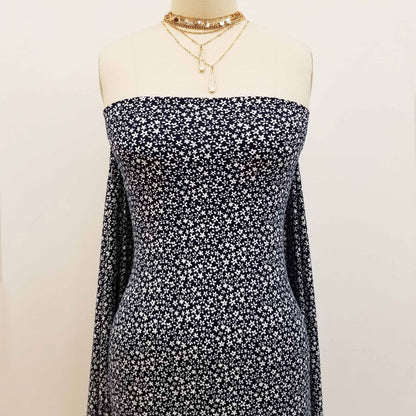 P-1693-668-NAVY-OFF-WHITE - PRINTED DTY 92% POLY 8% SPANDEX DTY DOUBLE SIDED BRUSH