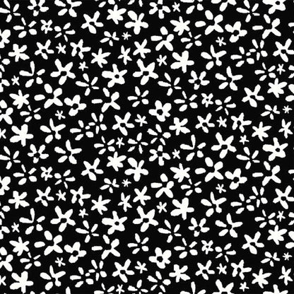 P-1693-754-BLACK-OFFWHITE - PRINTED POLY MOROCCAN 100% POLY