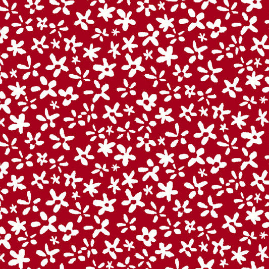 P-1693-754-RED-OFF-WHITE - PRINTED POLY MOROCCAN 100% POLY