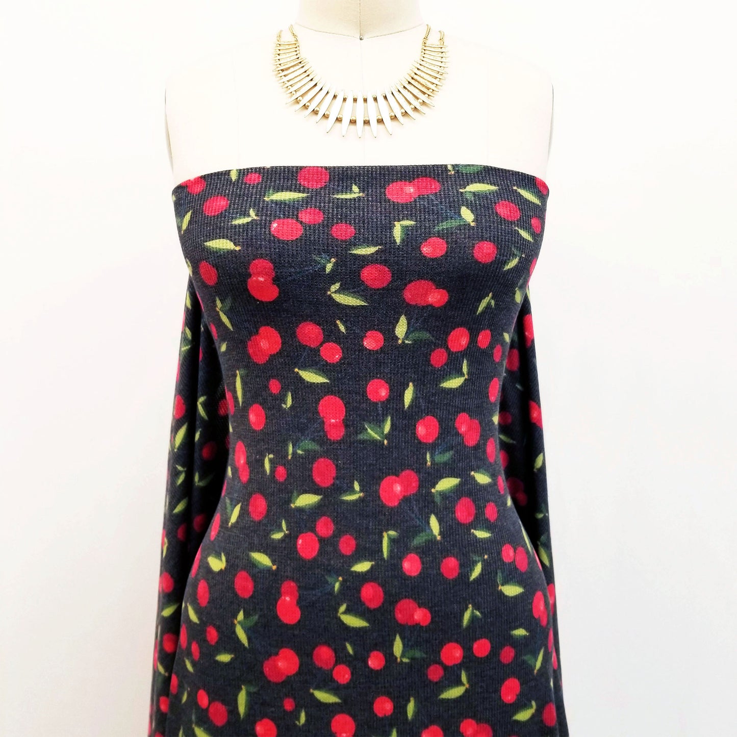 P-1700-790-BLACK-RED - PRS THERMAL PRINTS 63% POLY 33% RAYON 4% SPANDEX