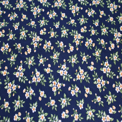 P-1701-668-NAVY-MANGO - PRINTED DTY 92% POLY 8% SPANDEX DTY DOUBLE SIDED BRUSH