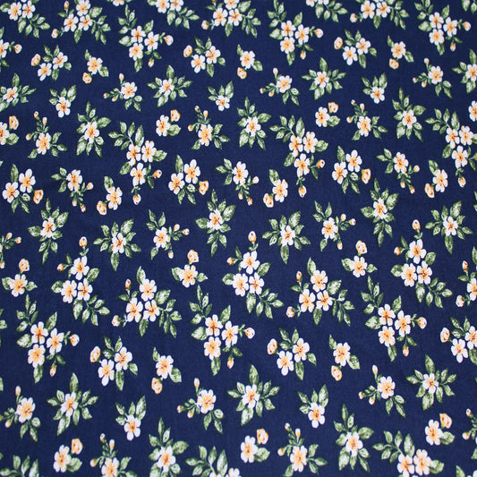 P-1701-668-NAVY-MANGO - PRINTED DTY 92% POLY 8% SPANDEX DTY DOUBLE SIDED BRUSH