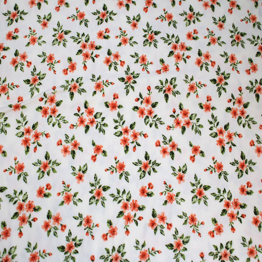 P-1701-668-OFFWHITE-PEACH - PRINTED DTY 92% POLY 8% SPANDEX DTY DOUBLE SIDED BRUSH