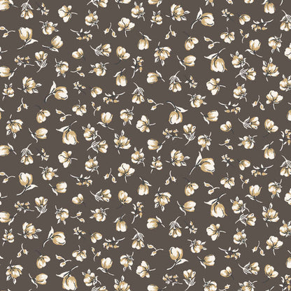 P-1744-816-YOR-CHESTNUT-HONEY-GOLD - PRINTED FANCY YORYU 100% POLYESTER