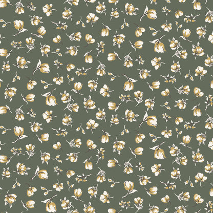 P-1744-816-YOR-DEEP-FOREST-OAK-BUFF - PRINTED FANCY YORYU 100% POLYESTER