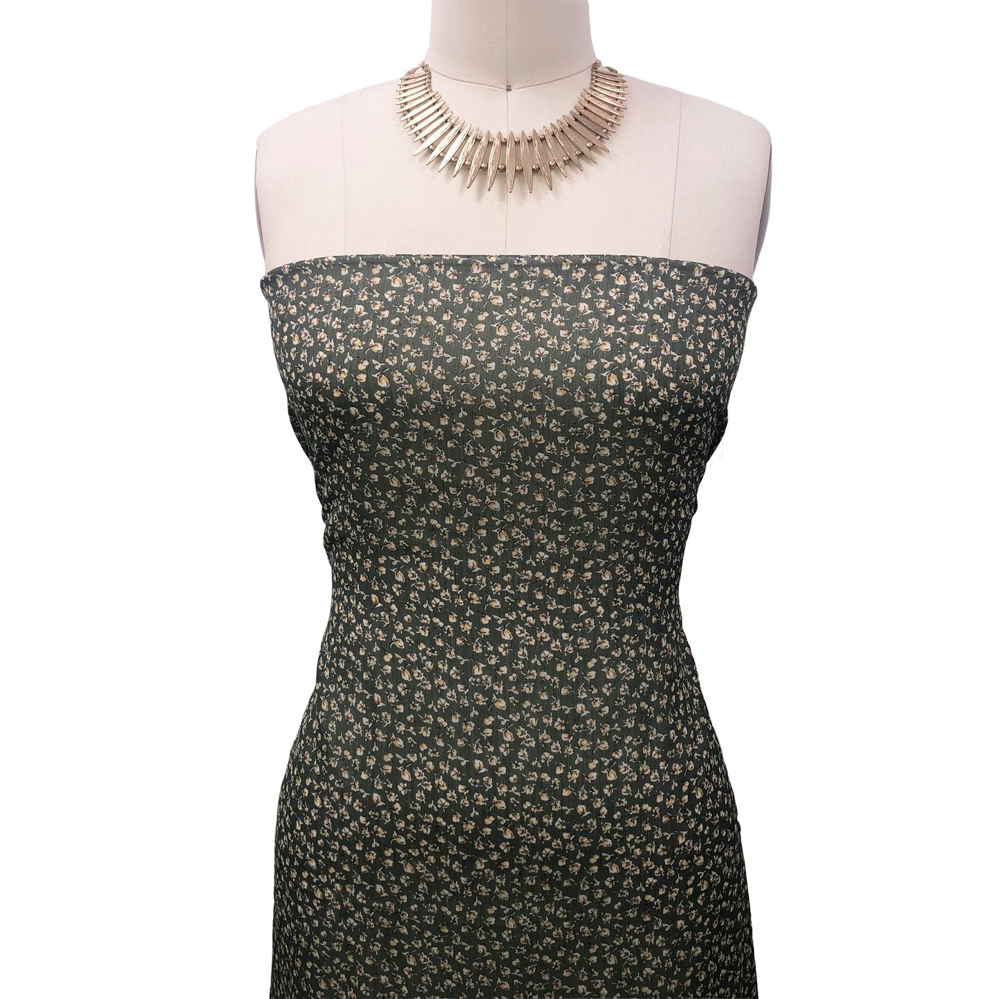 P-1744-816-YOR-DEEP-FOREST-OAK-BUFF - PRINTED FANCY YORYU 100% POLYESTER
