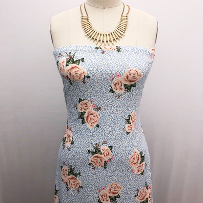 P-1763-668-BLUE-ROSE-GOLD - PRINTED DTY 92% POLY 8% SPANDEX DTY DOUBLE SIDED BRUSH