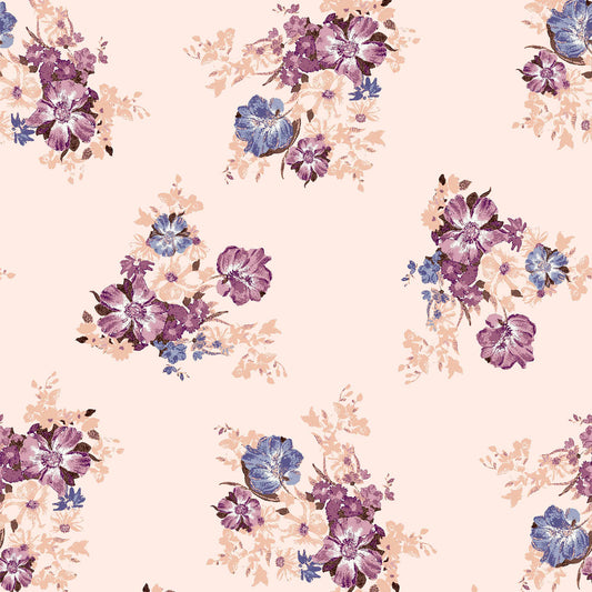 P-180-501-PINK-SALT-MAUVE - PRINTED 100% POLYESTER HI MULTI CHIFFON WASH