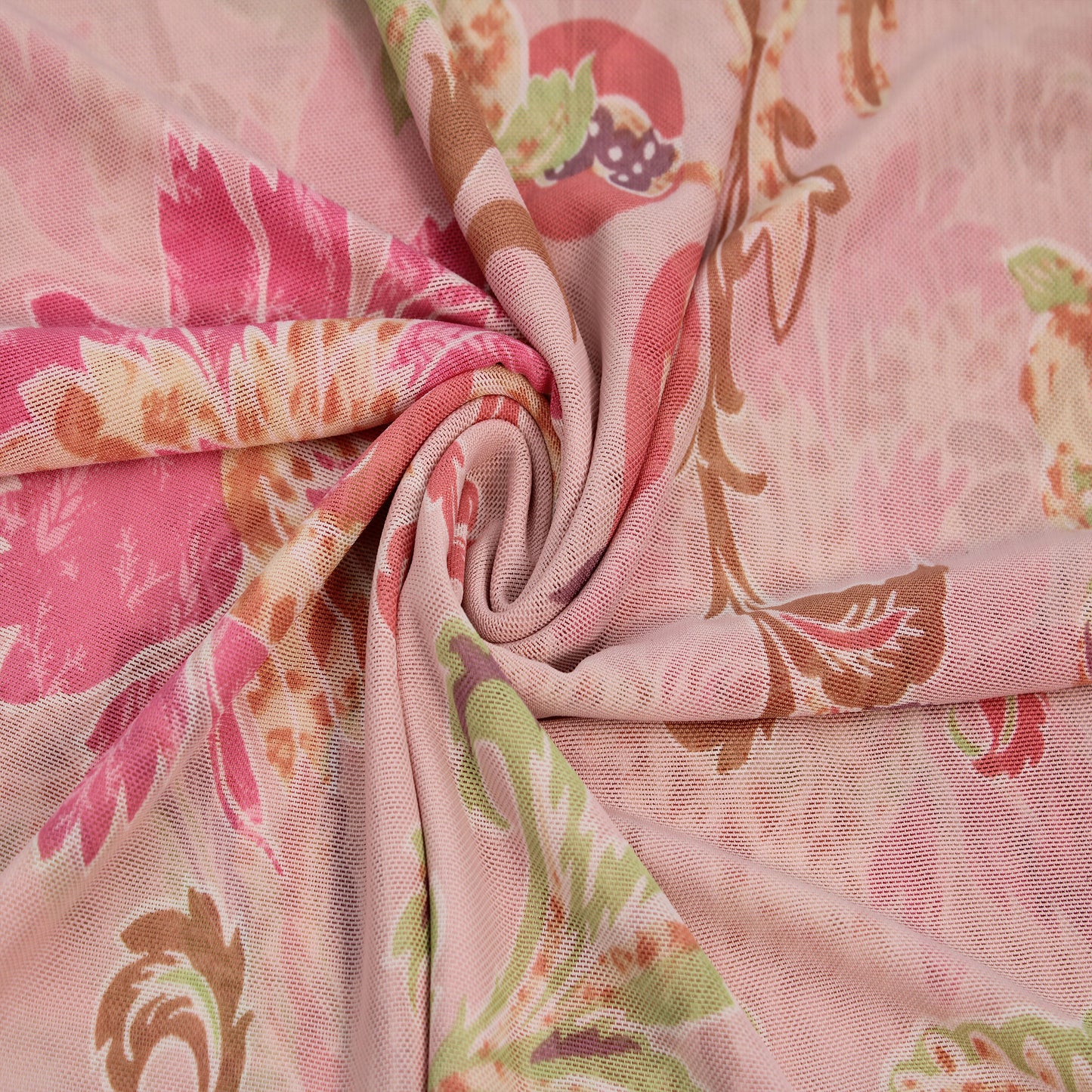 P-1800-453-BLUSH-PINK-CARNATION - PRINTED POLY POWER MESH 92%POLY 8%SPANDEX