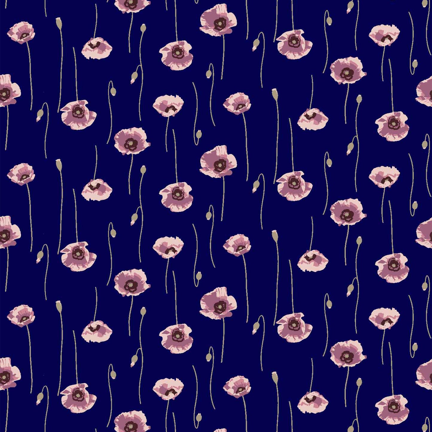 P-182-501-INDIGO-MAUVE - PRINTED 100% POLYESTER HI MULTI CHIFFON WASH