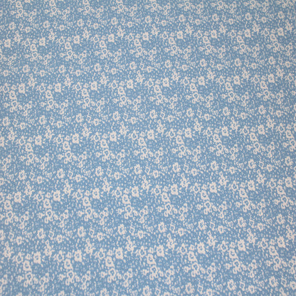 P-1827-754-CHAMBRAY-OFF-WHITE - PRINTED POLY MOROCCAN 100% POLY