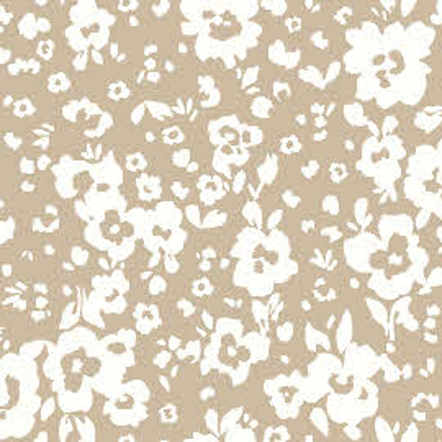 P-1827-754-TAUPE-OFF-WHITE - PRINTED POLY MOROCCAN 100% POLY