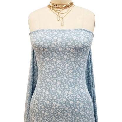 P-1829-636-EGGSHELL-OFF-WHITE - PRINTED CREPON 100% RAYON CREPON