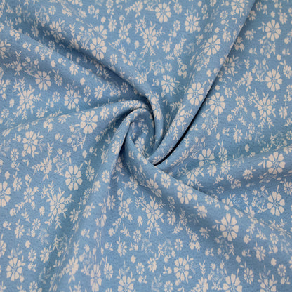 P-1829-754-EGGSHELL-BLUE-OFF-WHITE - PRINTED POLY MOROCCAN 100% POLY