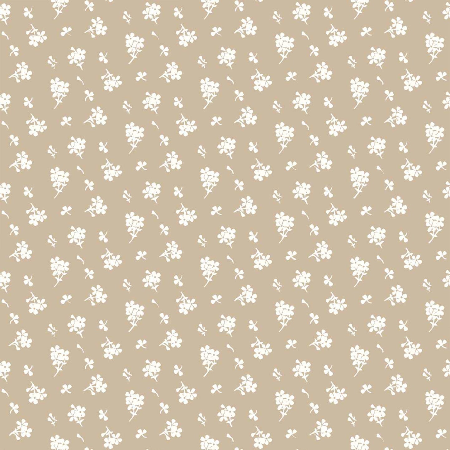 P-1830-698-TAUPE-OFF-WHITE- PRINTED RAYON CHALLIS 100% RAYON CHALLIS