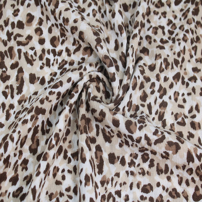 P-1842-636-TAUPE-MOCHA PRINTED CREPON 100% RAYON CREPON