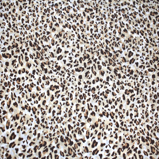 P-1843-504-TAN-LATTE - PRINTED WOOL DOBBY 100% POLYESTER