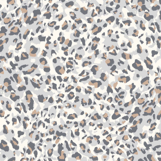 P-1843-698-SILVER-ALMOND- PRINTED RAYON CHALLIS 100% RAYON CHALLIS