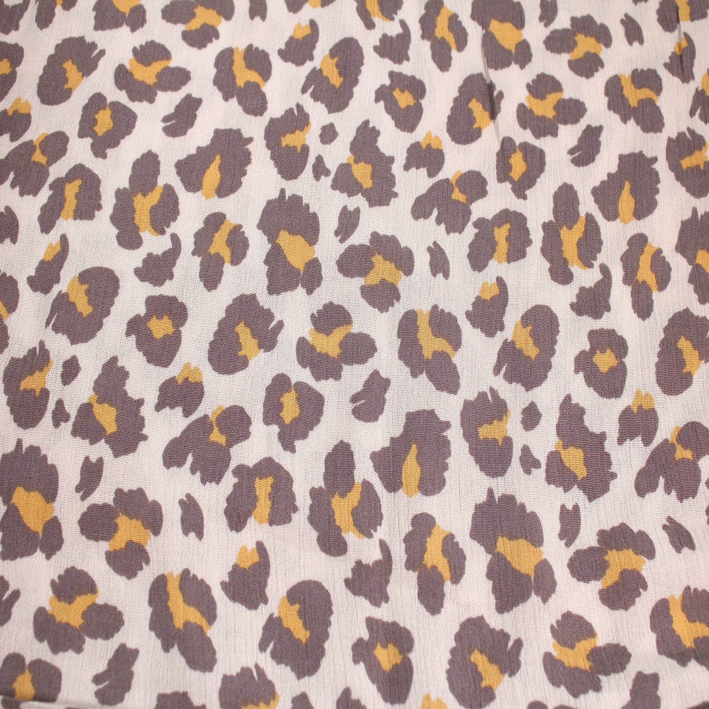 P-1846-636-SHELL-GOLD PRINTED CREPON 100% RAYON CREPON