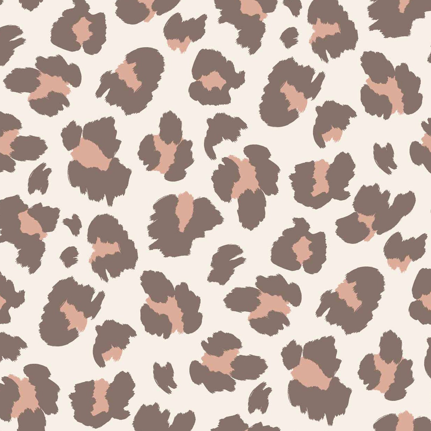 P-1846-754-ECRU-CORAL - PRINTED POLY MOROCCAN 100% POLY