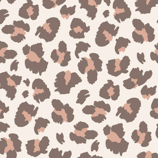 P-1846-754-ECRU-CORAL - PRINTED POLY MOROCCAN 100% POLY