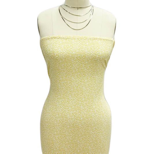 P-1851-754-BLEACHED-YELLOW-OFF-WHITE - PRINTED POLY MOROCCAN 100% POLY