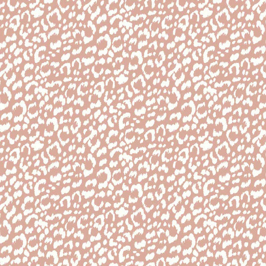 P-1851-754-PEACH-OFF-WHITE - PRINTED POLY MOROCCAN 100% POLY