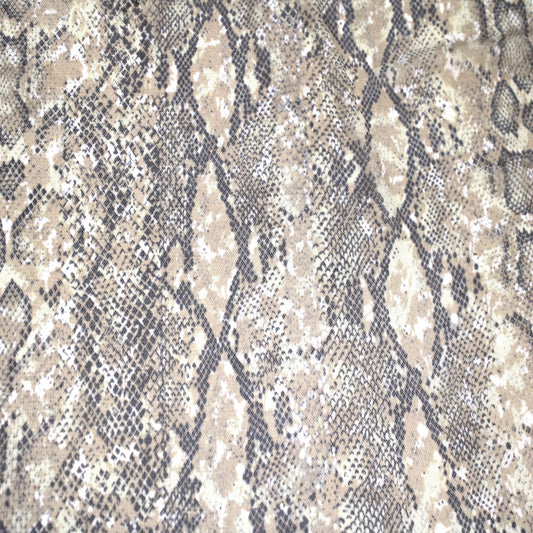 P-1858-453-GREY-NEUTRAL - PRINTED POLY POWER MESH 92%POLY 8%SPANDEX