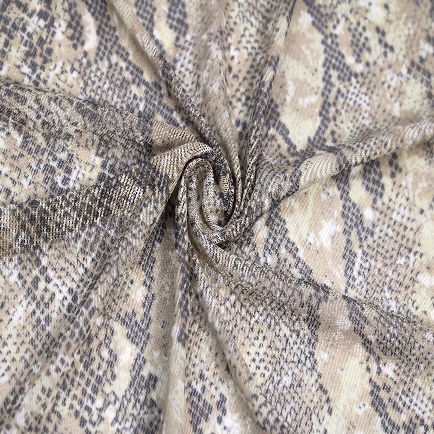 P-1858-453-GREY-NEUTRAL - PRINTED POLY POWER MESH 92%POLY 8%SPANDEX