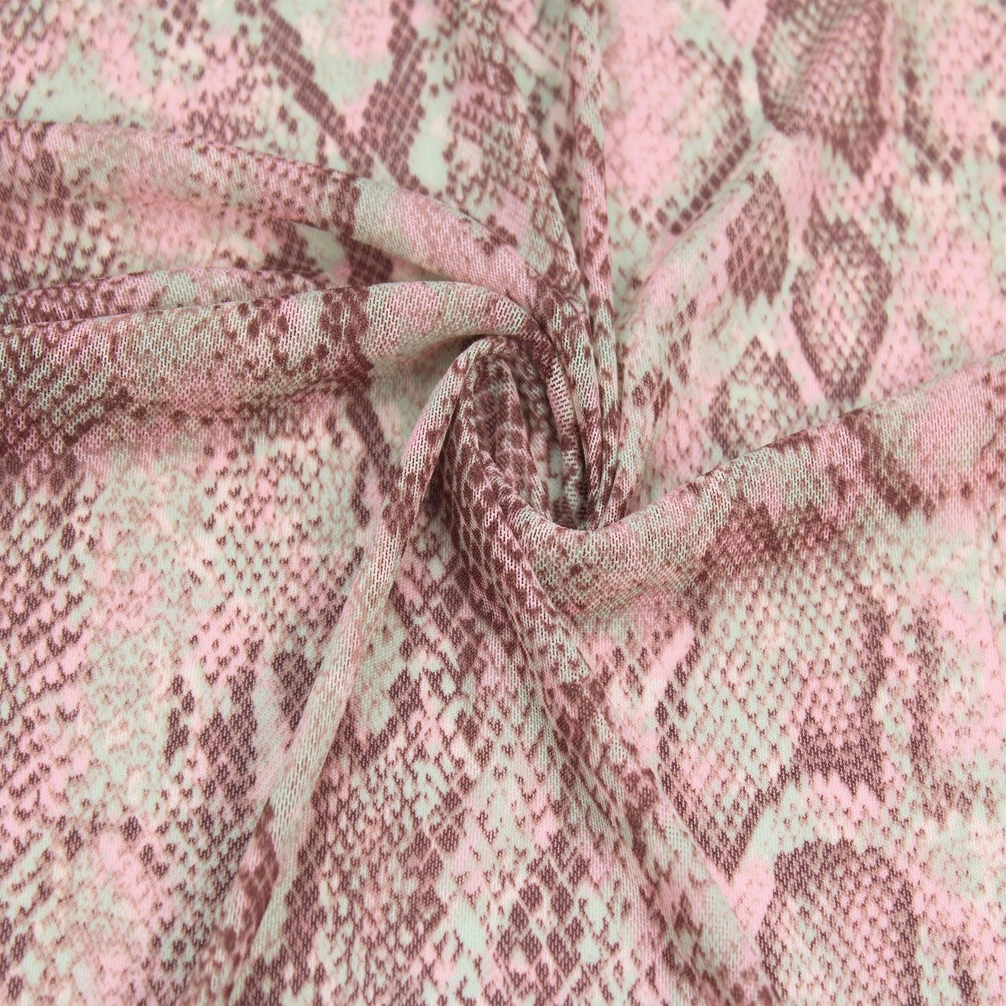 P-1858-453-MOCHA-PINK - PRINTED POLY POWER MESH 92%POLY 8%SPANDEX
