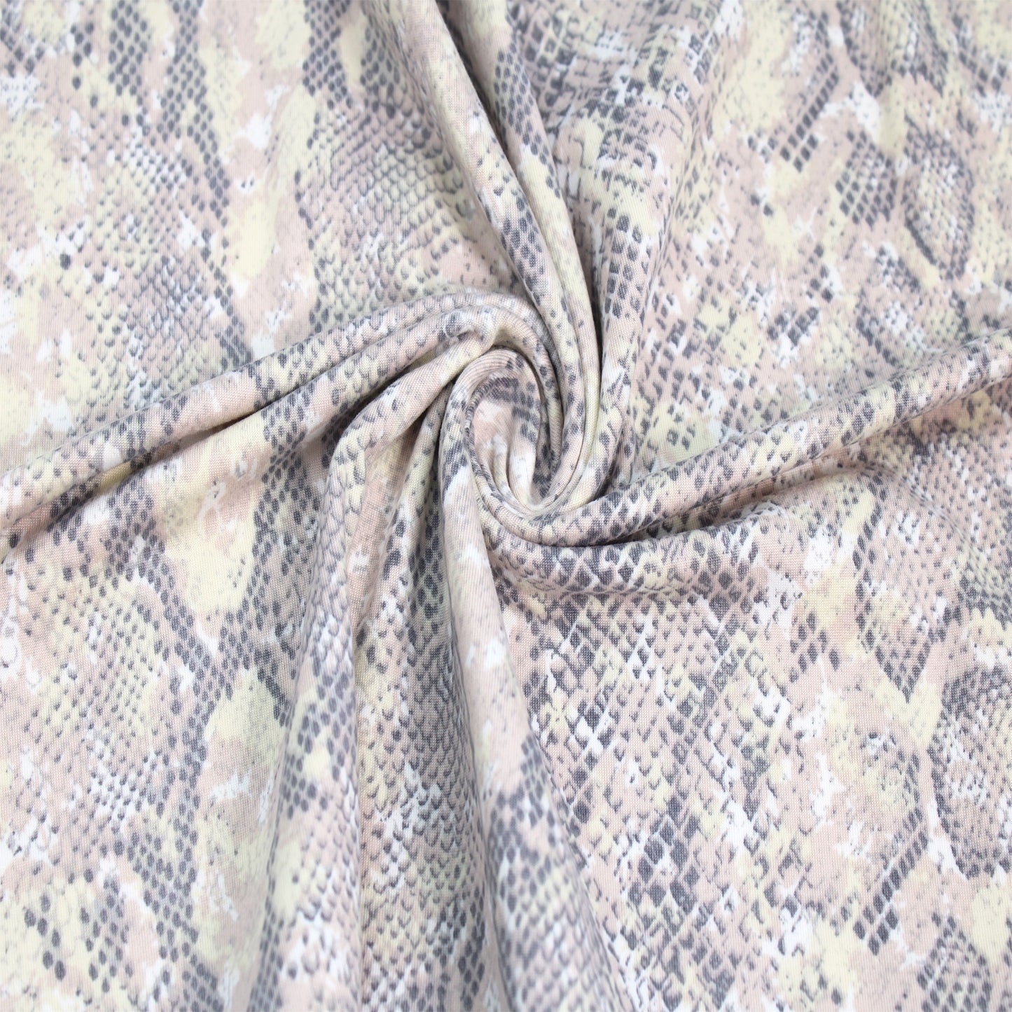 P-1858-668-GREY-TAN - PRINTED DTY 92% POLY 8% SPANDEX DTY DOUBLE SIDED BRUSH
